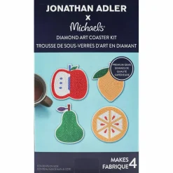 Jonathan Adler x Michaels Fruit Diamond Art Coaster Kit