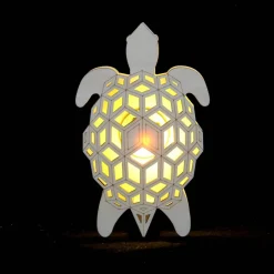 Jonathan Adler x Michaels 7.75" Geometric Turtle DIY LED Wood Décor