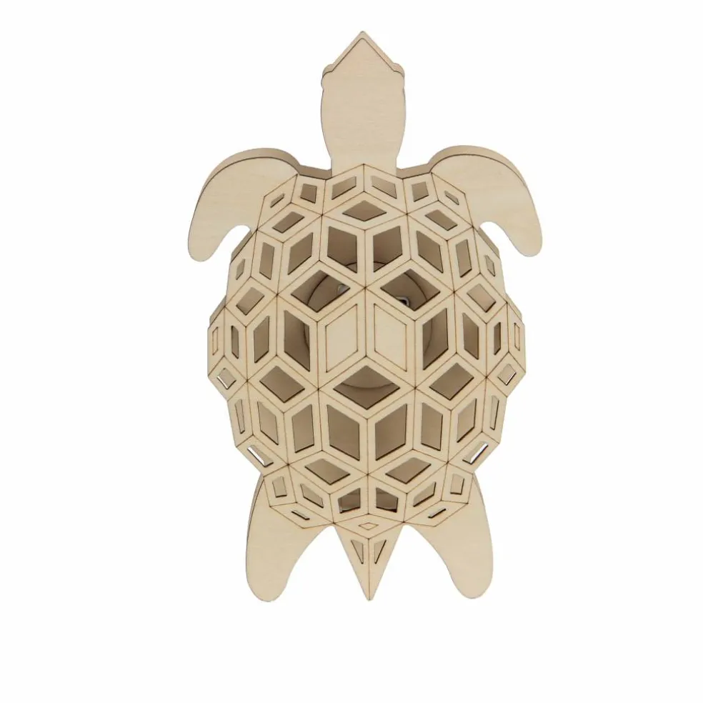 Jonathan Adler x Michaels 7.75" Geometric Turtle DIY LED Wood Décor