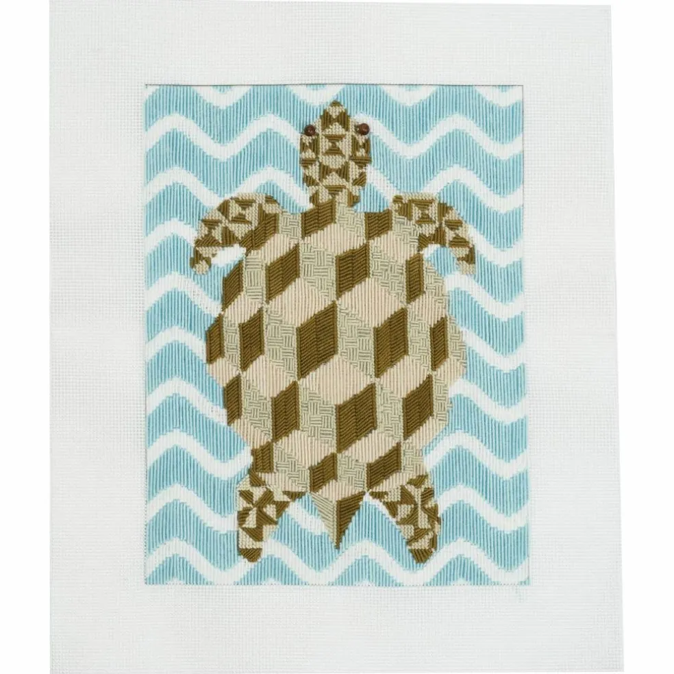 Jonathan Adler x Michaels Geometric Turtle Needlepoint Kit