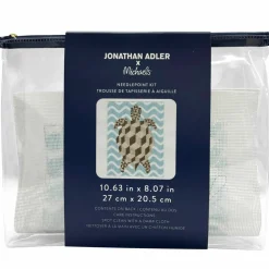 Jonathan Adler x Michaels Geometric Turtle Needlepoint Kit