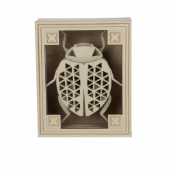 Jonathan Adler x Michaels 8.75" Geometric Beetle DIY LED Shadow Box Décor