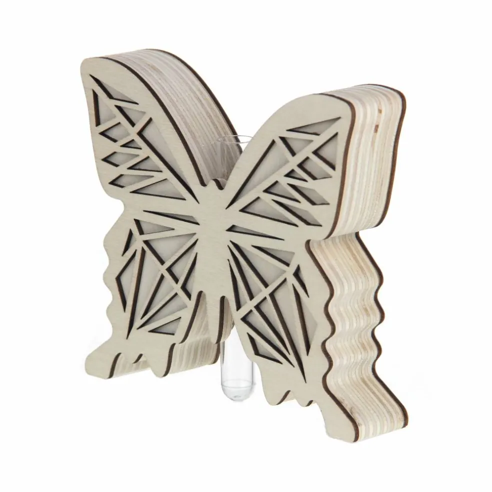 Jonathan Adler x Michaels 5.75" Geometric Butterfly DIY Wood Vase