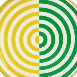 Jonathan Adler x Michaels 10" Green & Yellow Illusion Metal Plate