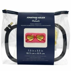 Jonathan Adler x Michaels Heart Glasses Punch Needle Case Kit