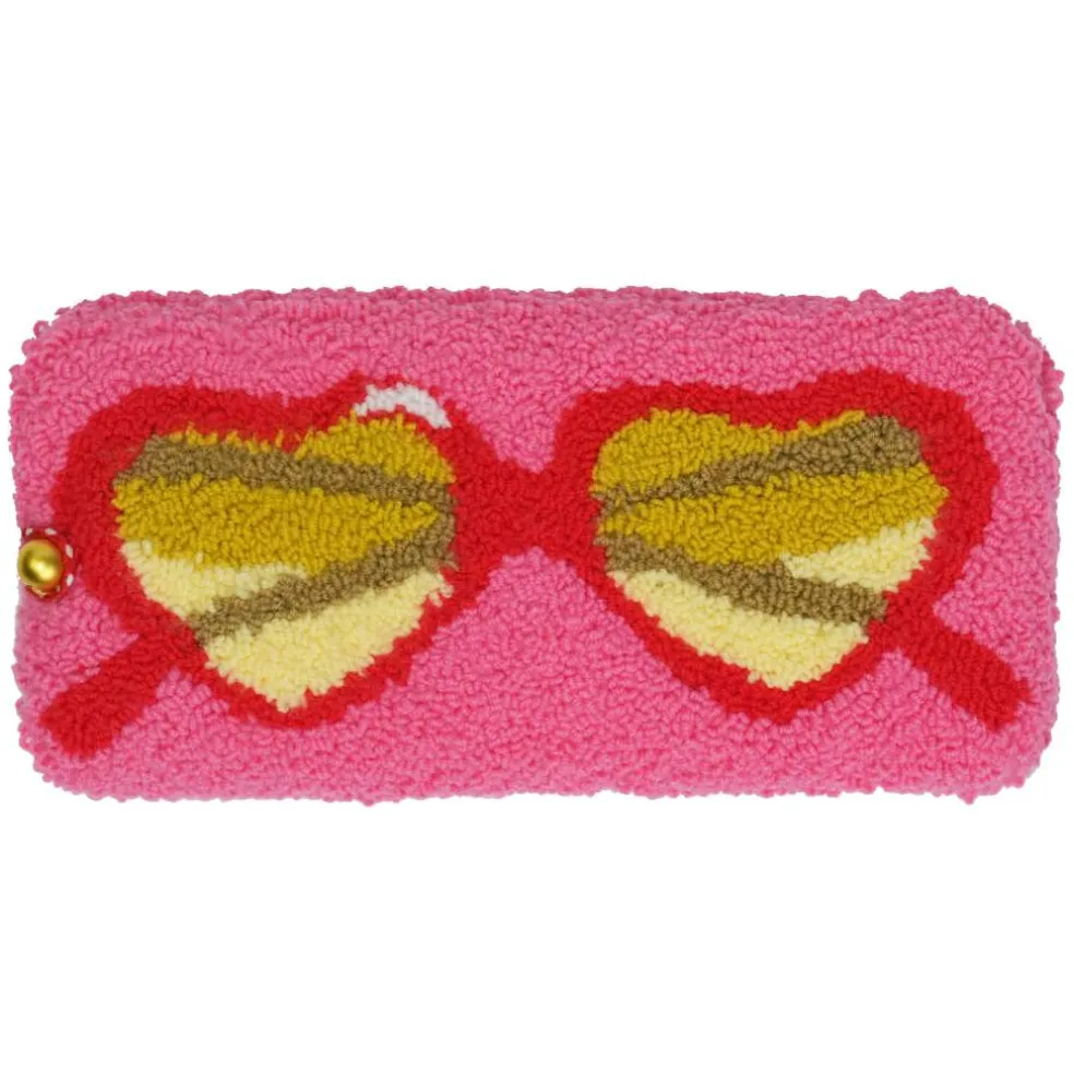 Jonathan Adler x Michaels Heart Glasses Punch Needle Case Kit