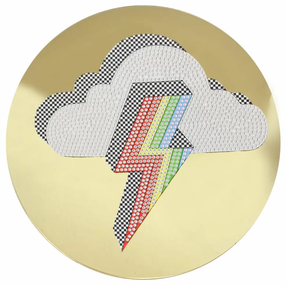 Jonathan Adler x Michaels 7.75" Lightning Rainbow Diamond Art Wall Décor Kit