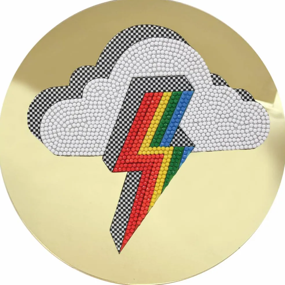 Jonathan Adler x Michaels 7.75" Lightning Rainbow Diamond Art Wall Décor Kit