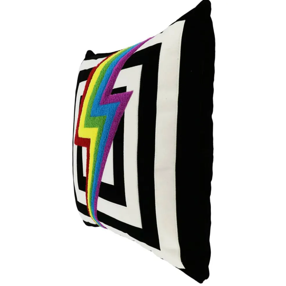 Jonathan Adler x Michaels 21" Lightning Logo Pillow