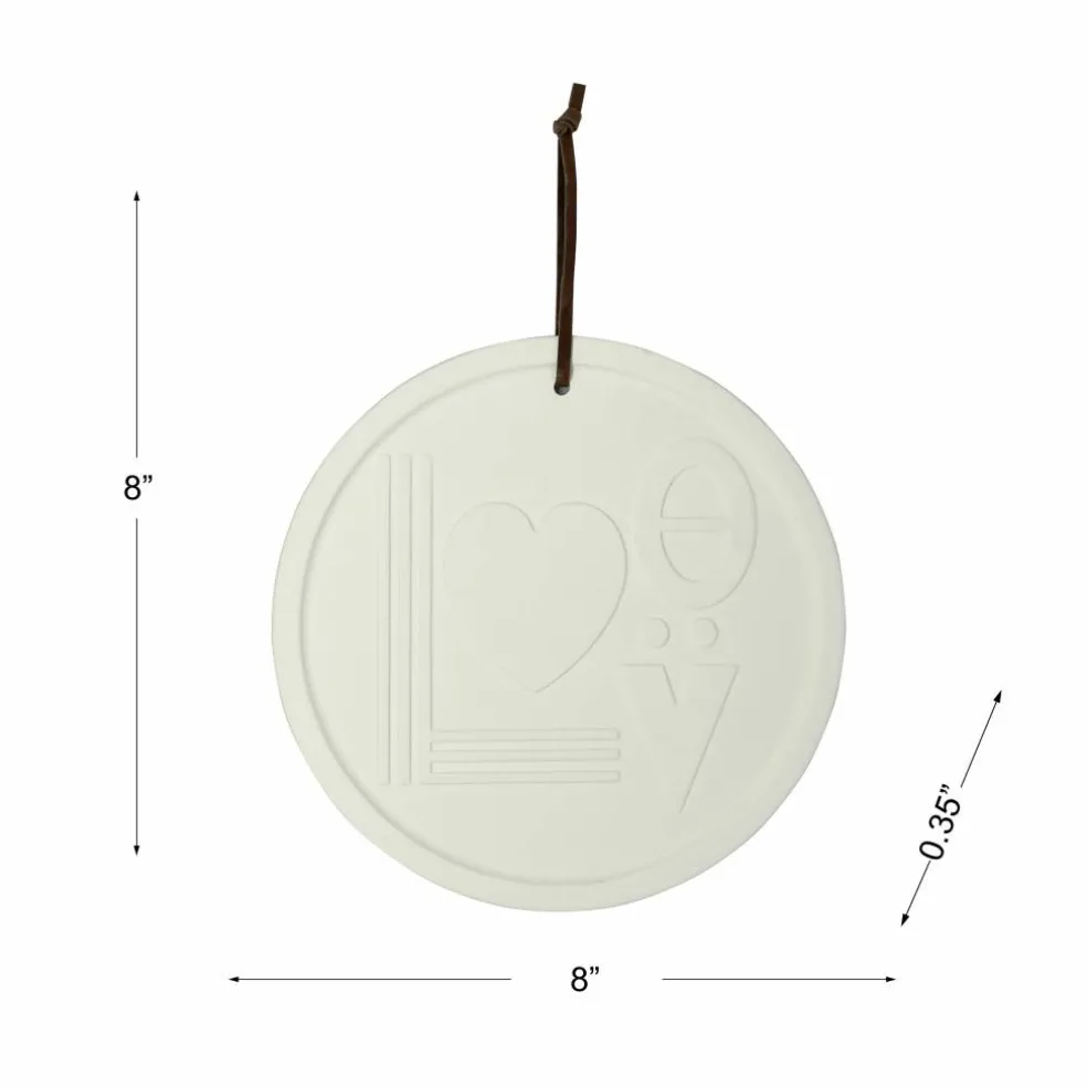 Jonathan Adler x Michaels 8" Love DIY Round Ceramic Plaque