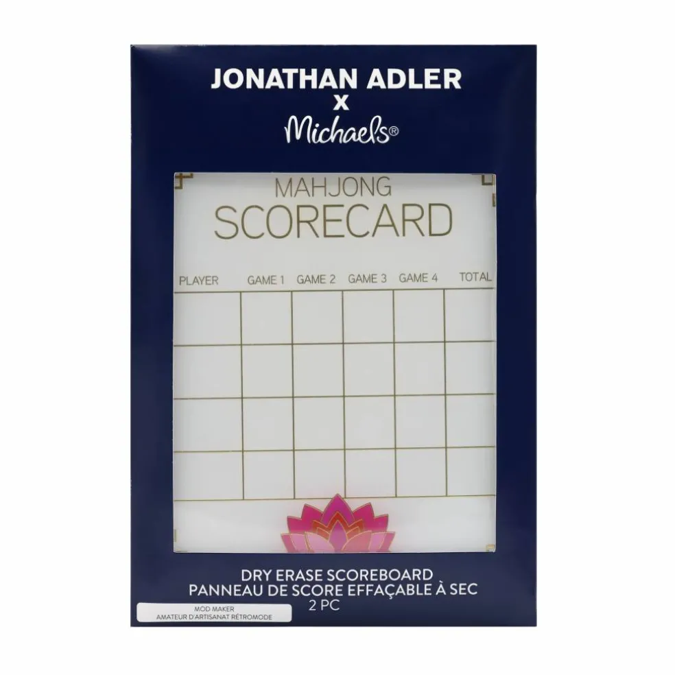 Jonathan Adler x Michaels Mahjong Scorecard Kit
