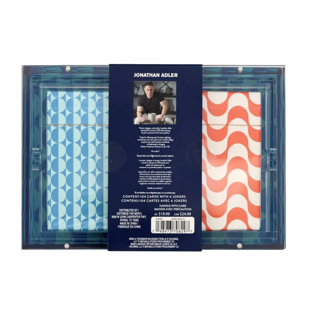 Jonathan Adler x Michaels Mod Maker Retro Playing Card Set