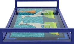 Jonathan Adler x Michaels 15" Multicolor Greyhound Pair Metal Tray