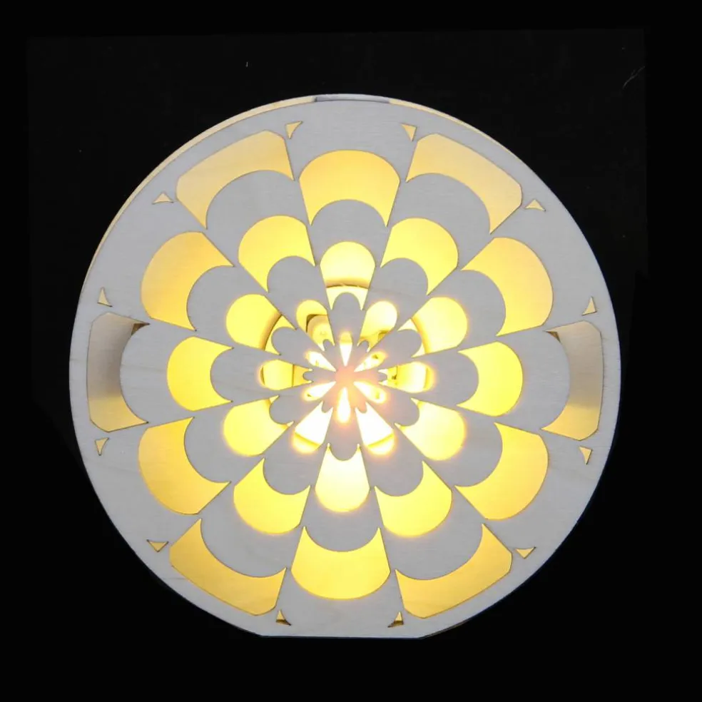 Jonathan Adler x Michaels 5.75" Op Art Flower DIY LED Wood Décor