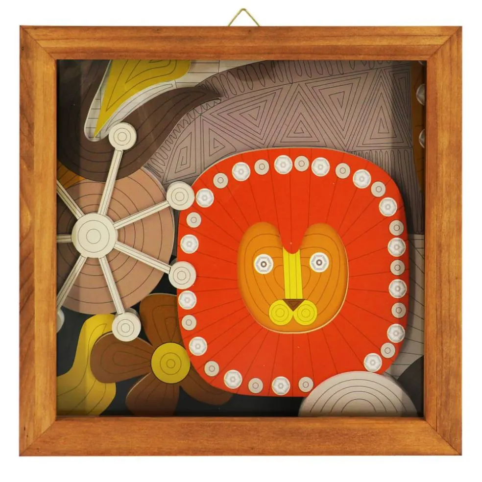 Jonathan Adler x Michaels 12" Orange Lion Wall Art