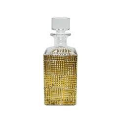 Jonathan Adler x Michaels 24.3oz. Gold Geometric Decanter