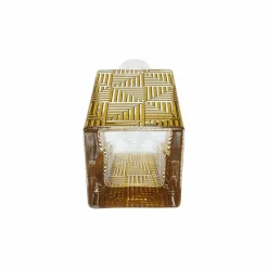 Jonathan Adler x Michaels 24.3oz. Gold Geometric Decanter