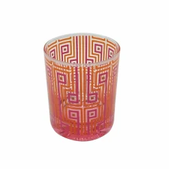 Jonathan Adler x Michaels 10.8oz. Red Geometric Glass Cup