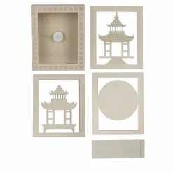 Jonathan Adler x Michaels 8.75" Pagoda DIY LED Shadow Box Décor