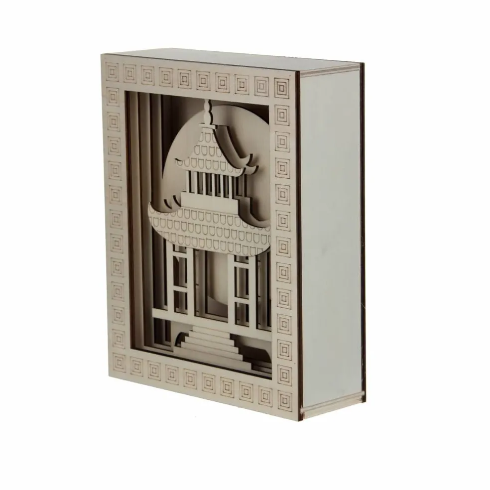 Jonathan Adler x Michaels 8.75" Pagoda DIY LED Shadow Box Décor