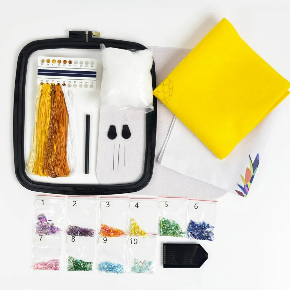 Jonathan Adler x Michaels Pineapple Bead & Embroidery Kit