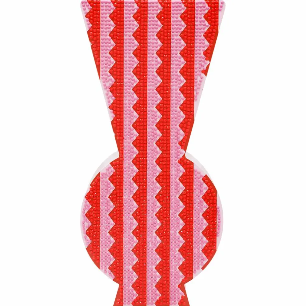 Jonathan Adler x Michaels Pink Zig Zag Stripe Diamond Art Vase Kit