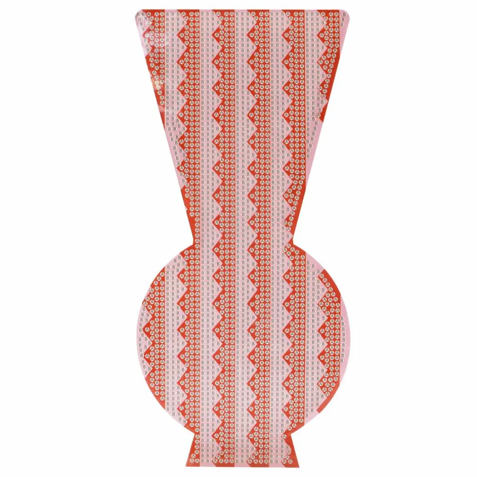 Jonathan Adler x Michaels Pink Zig Zag Stripe Diamond Art Vase Kit