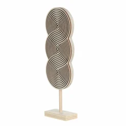 Jonathan Adler x Michaels 9.25" Pompidou Loops Trio DIY Wood Tabletop Décor with Stand