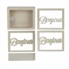 Jonathan Adler x Michaels 8.75" Pop Art Bonjour DIY LED Shadow Box Décor
