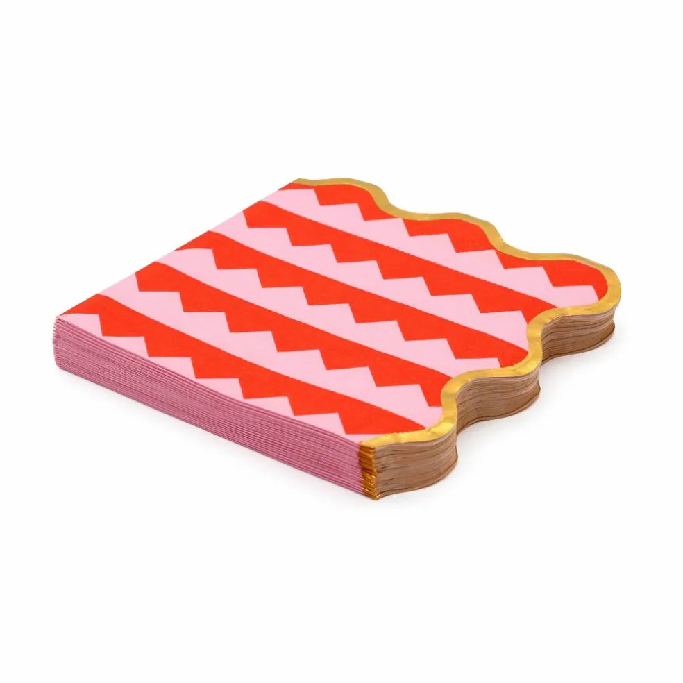 Jonathan Adler x Michaels Red Print Cocktail Napkins, 20ct.