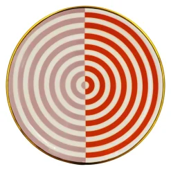 Jonathan Adler x Michaels 12" Red & Pink Illusion Metal Plate