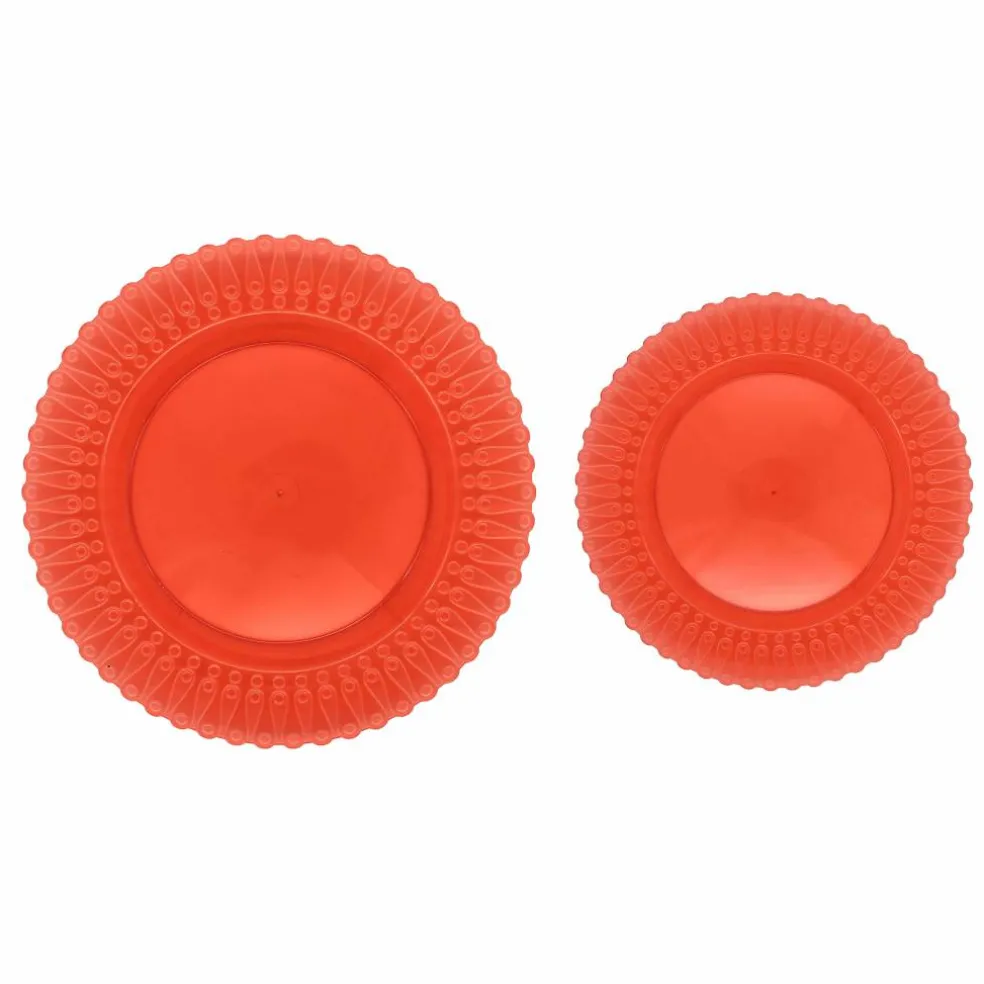 Jonathan Adler x Michaels Red Plastic Plates Set