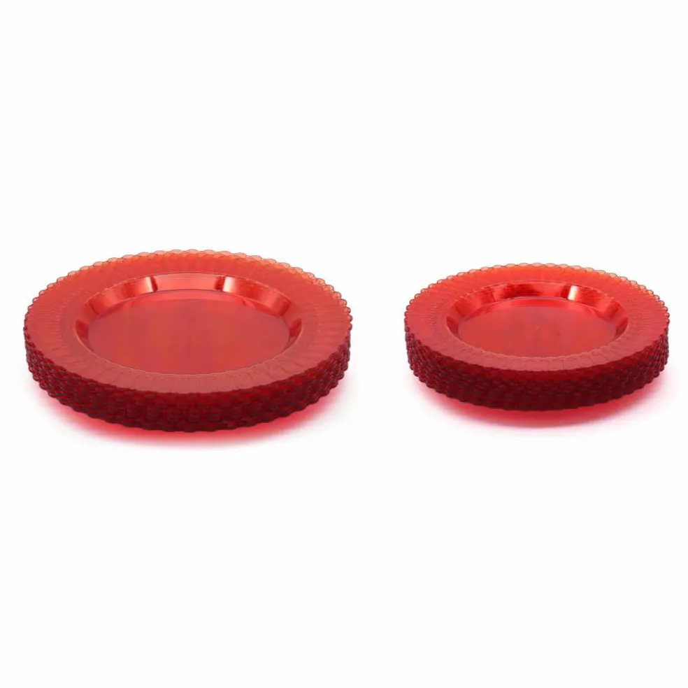 Jonathan Adler x Michaels Red Plastic Plates Set