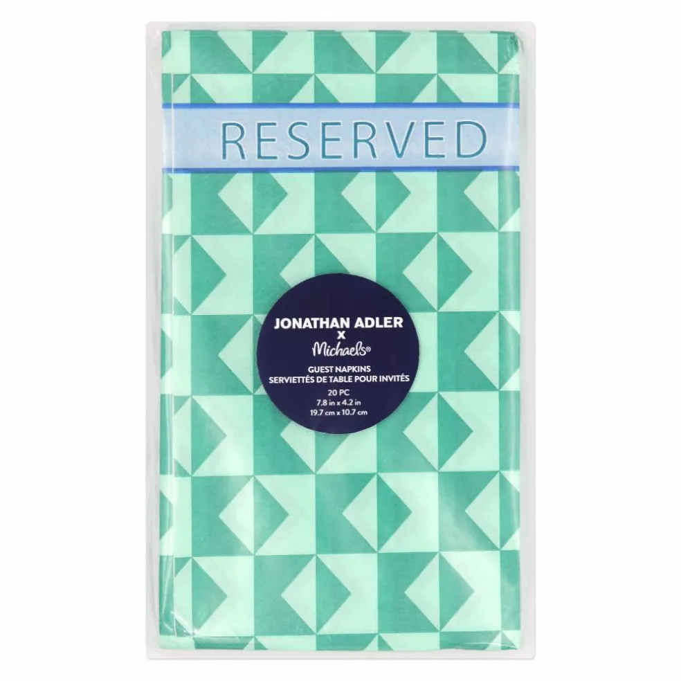 Jonathan Adler x Michaels Reserved Guest Napkins, 20ct.