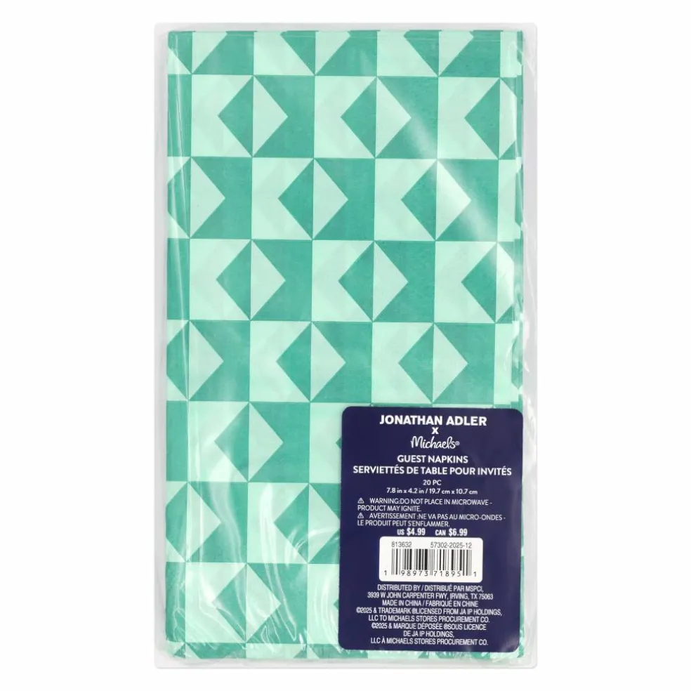 Jonathan Adler x Michaels Reserved Guest Napkins, 20ct.