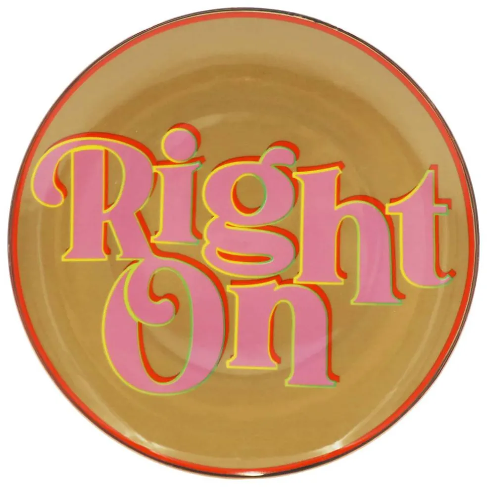 Jonathan Adler x Michaels 6" Right On Ceramic Plate