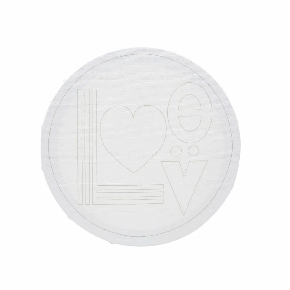 Jonathan Adler x Michaels 7" Round Love Canvas Painting Kit