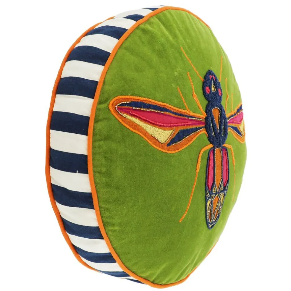 Jonathan Adler x Michaels 18" Round Bee Beaded Pillow