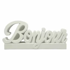 Jonathan Adler x Michaels 9" Script DIY Resin Bonjour Figurine