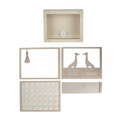 Jonathan Adler x Michaels 8.75" Sitting Greyhounds DIY LED Shadow Box Décor