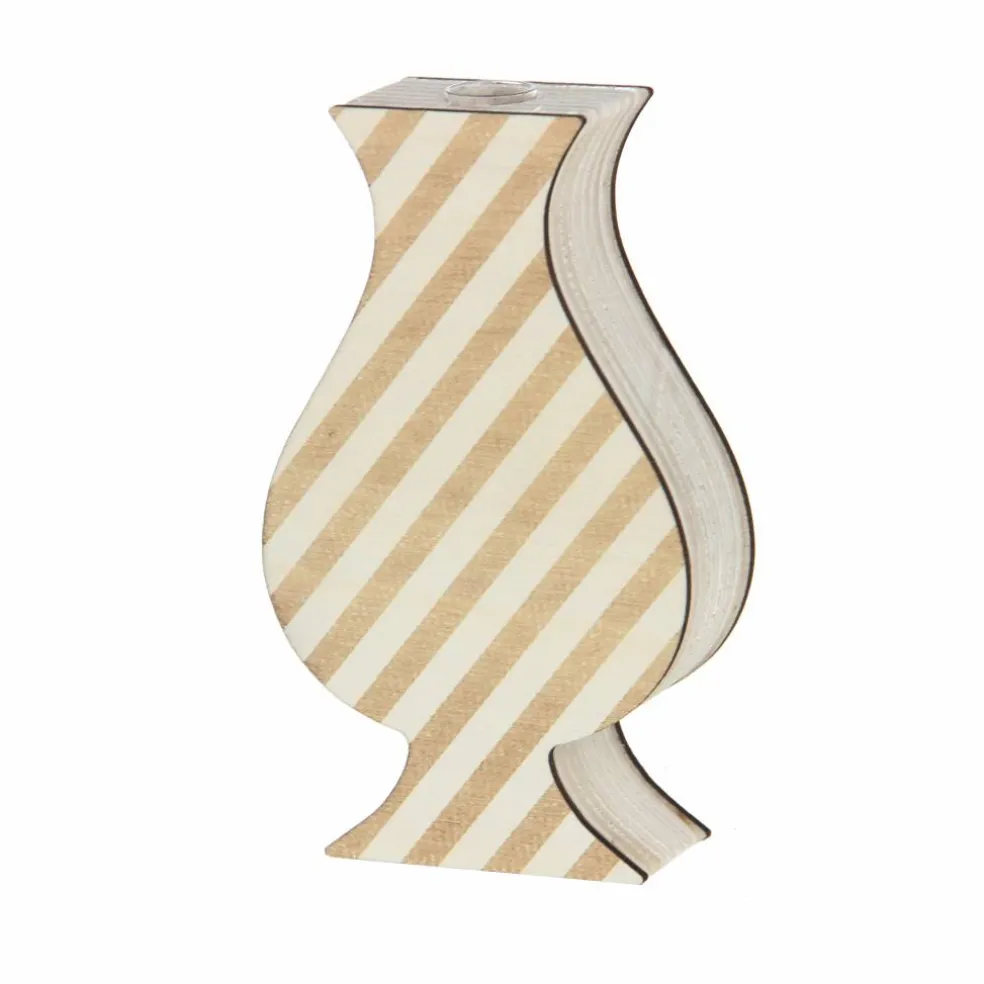 Jonathan Adler x Michaels 5" Striped Urn DIY Wood Vase