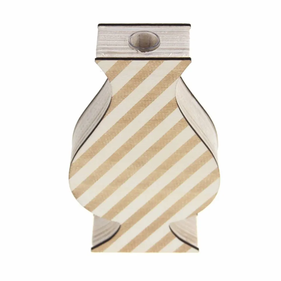 Jonathan Adler x Michaels 5" Striped Urn DIY Wood Vase