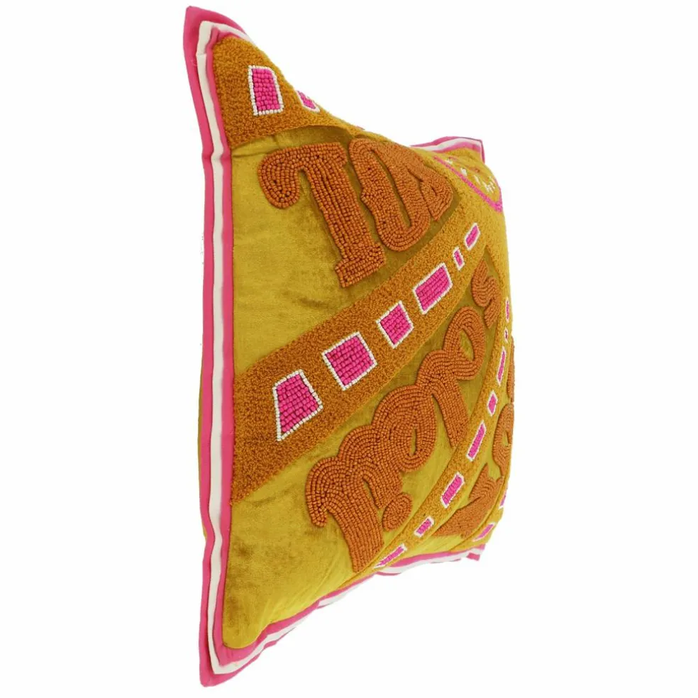 Jonathan Adler x Michaels 18" Sun Soleil Beaded Embroidered Pillow