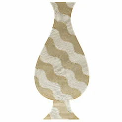 Jonathan Adler x Michaels Tan & Cream Wavy Stripe Diamond Art Vase Kit