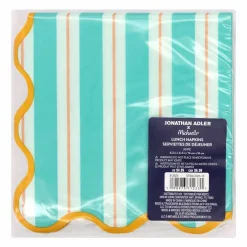 Jonathan Adler x Michaels Teal Stripe Lunch Napkins, 20ct.