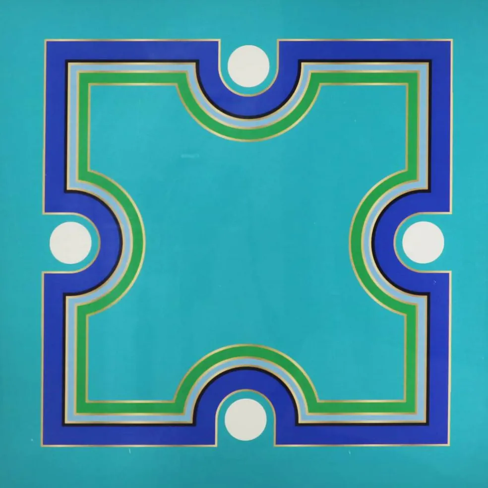 Jonathan Adler x Michaels 14.5" Teal Stylized X Wall Art
