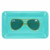 Jonathan Adler x Michaels Teal Sunglasses Melamine Serving Platter