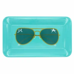 Jonathan Adler x Michaels Teal Sunglasses Melamine Serving Platter