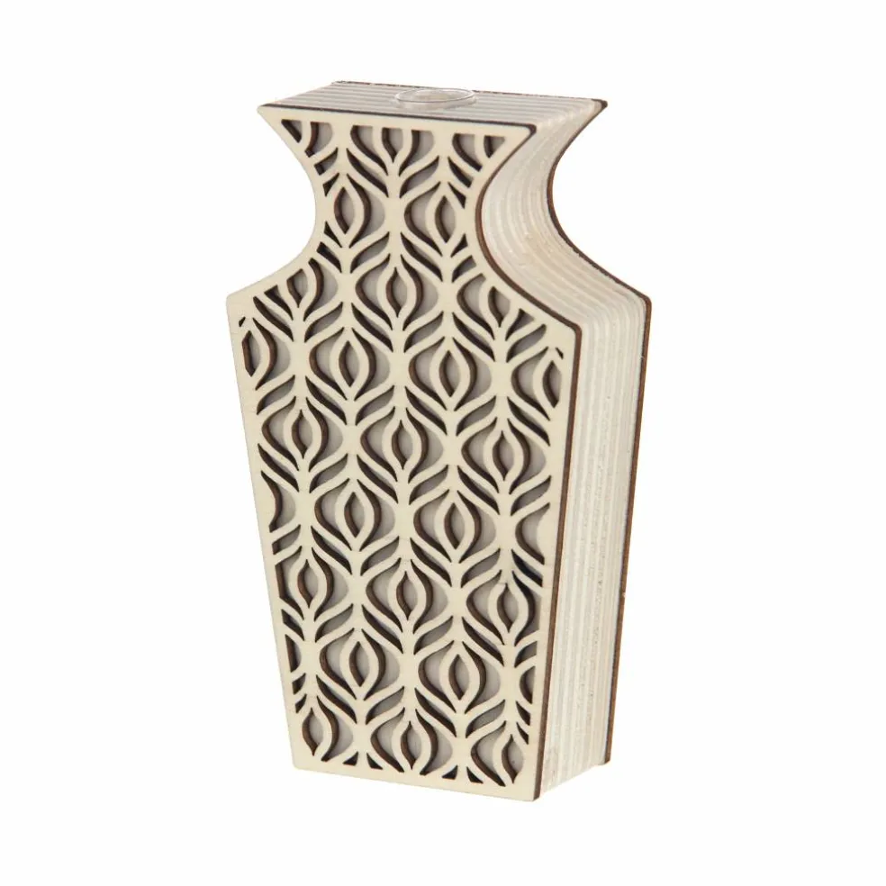Jonathan Adler x Michaels 5" Wavy Lattice DIY Wood Vase
