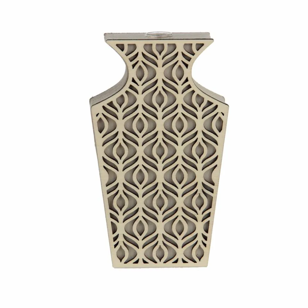 Jonathan Adler x Michaels 5" Wavy Lattice DIY Wood Vase